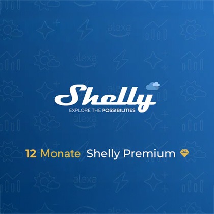"Shelly Premium App - für 12 Monate - Schwarz"