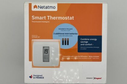 Netatmo Smart Thermostat Homekit,Alexa,Google NTH01-AMZ 35393