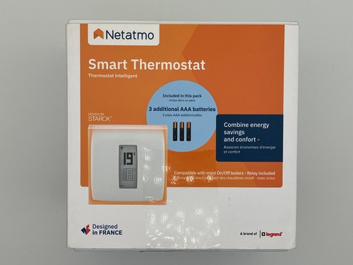 Netatmo Smart Thermostat Homekit,Alexa,Google NTH01-AMZ 35393