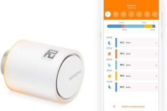 Thermostatventile Netatmo Smart Wifi, Fernsteuerung, Energieeinsparung,