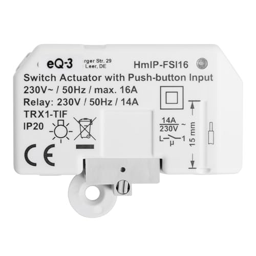 Homematic IP 154346A0 Schaltaktor, weiß