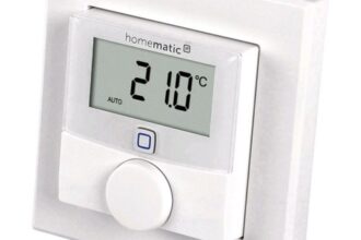 homematic IP Wandthermostat mit Luftfeuchtigkeitssensor, 143159A0A