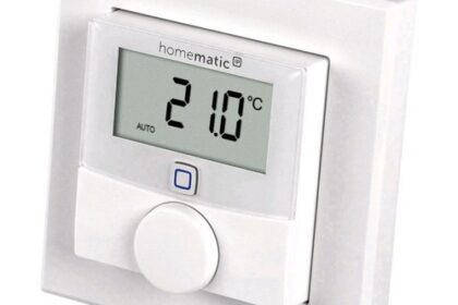 homematic IP Wandthermostat mit Luftfeuchtigkeitssensor, 143159A0A