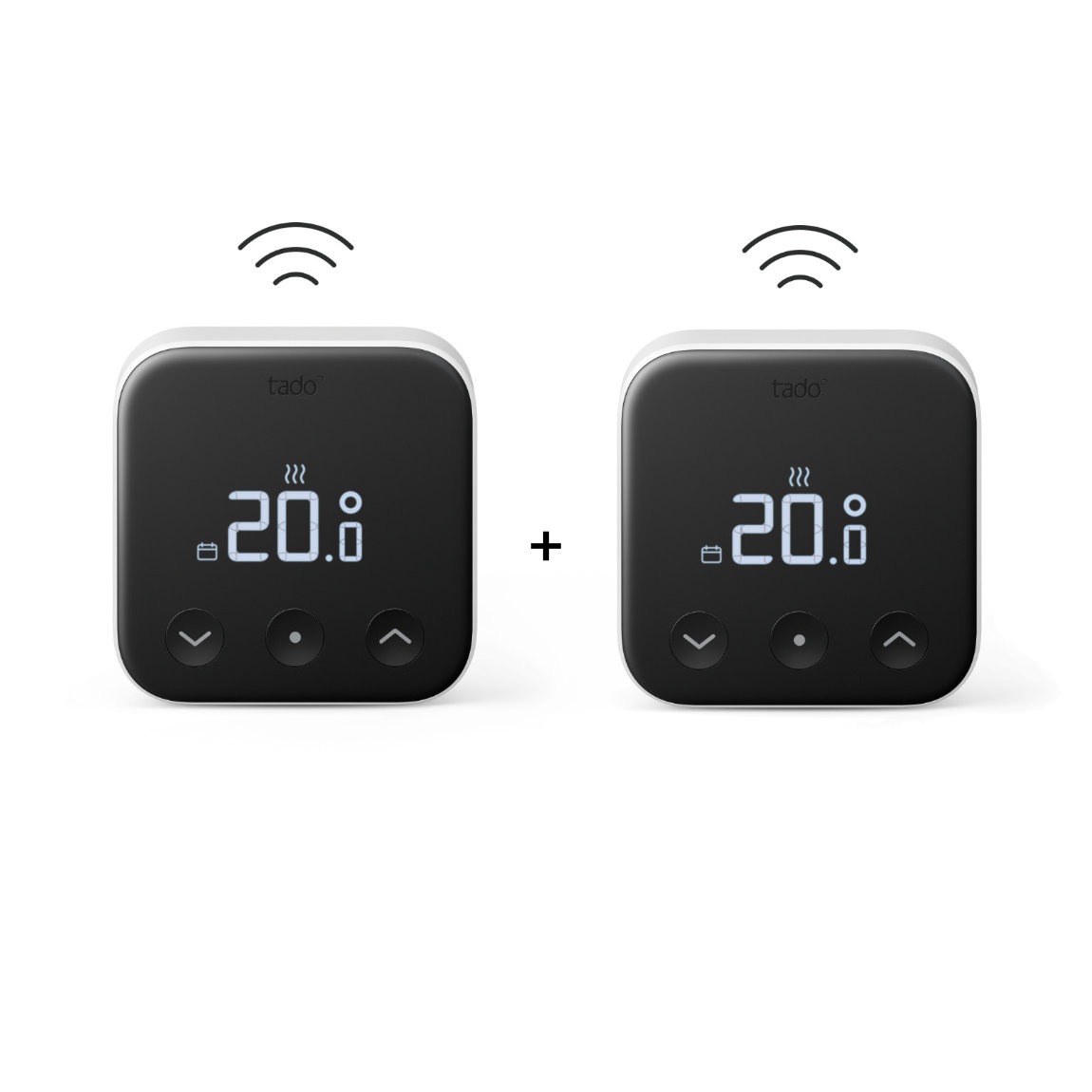 tado° X Funk-Temperatursensor - Zur Steuerung von Heizkörper-Thermostaten - 2er-Set