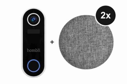 Hombli Smart Doorbell 2 + Chime 2 Doorbell 2er-Set