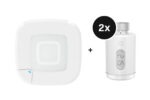 Homematic IP Starter Set Heizen mit 2 Heizkörperthermostate pure - mit Access Point 2 - Weiß