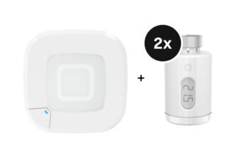 Homematic IP Starter Set Heizen mit 2 Heizkörperthermostate pure - mit Access Point 2 - Weiß