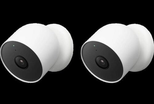 2x Google Nest Cam Überwachungskamera Innen/Außen