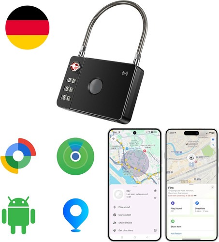 Mili Smartes Kofferschloss Mit Tracker, Tsa-Zertifiziert,