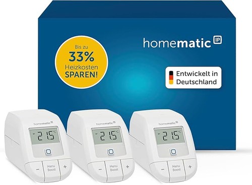 Homematic IP 161216A1 Heizungsset, 3 digitale